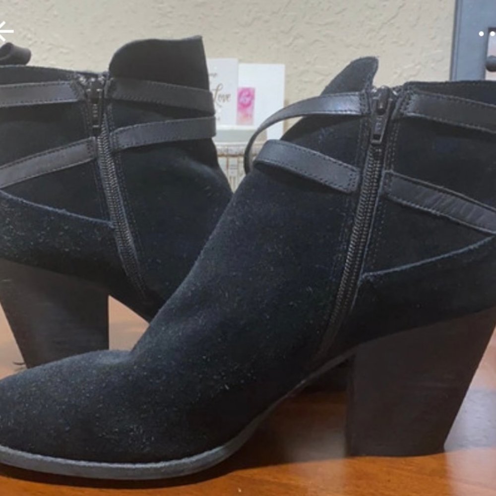 Alex Marie suede black ankle-boots